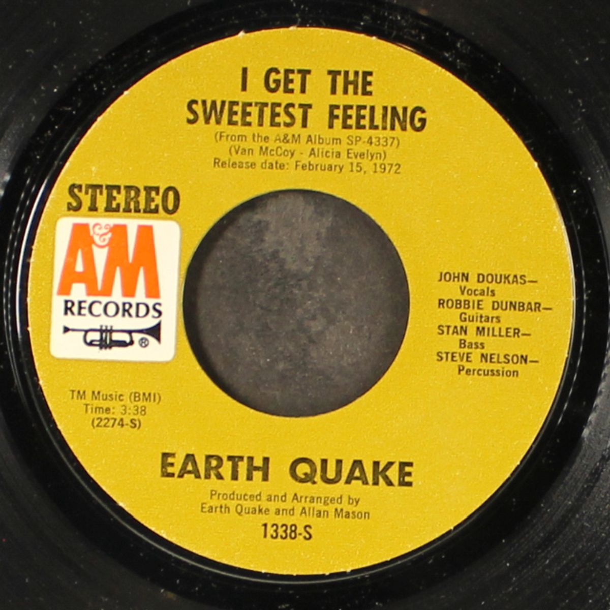 i get the sweetest feeling / live and let live by EARTH QUAKE