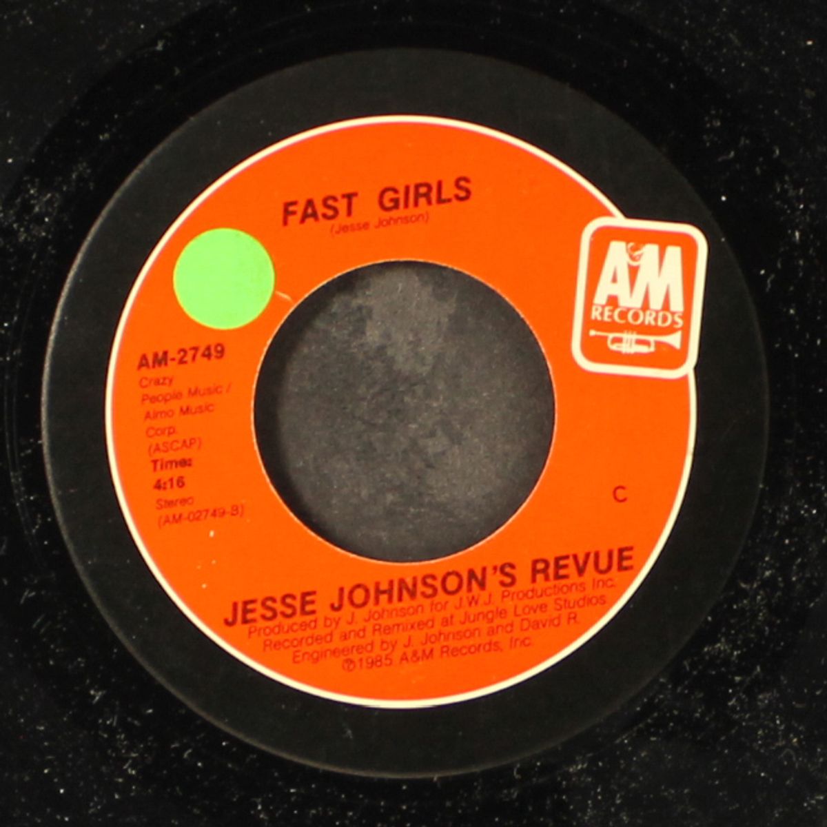 fast girls / i want my girl by JESSE JOHNSON'S REVUE