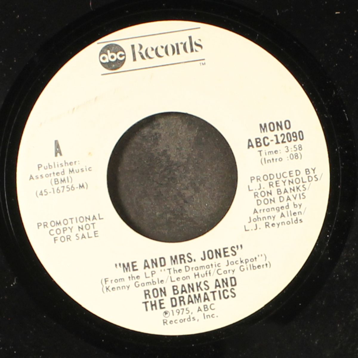 me and mrs. jones / mono by RON BANKS & DRAMATICS