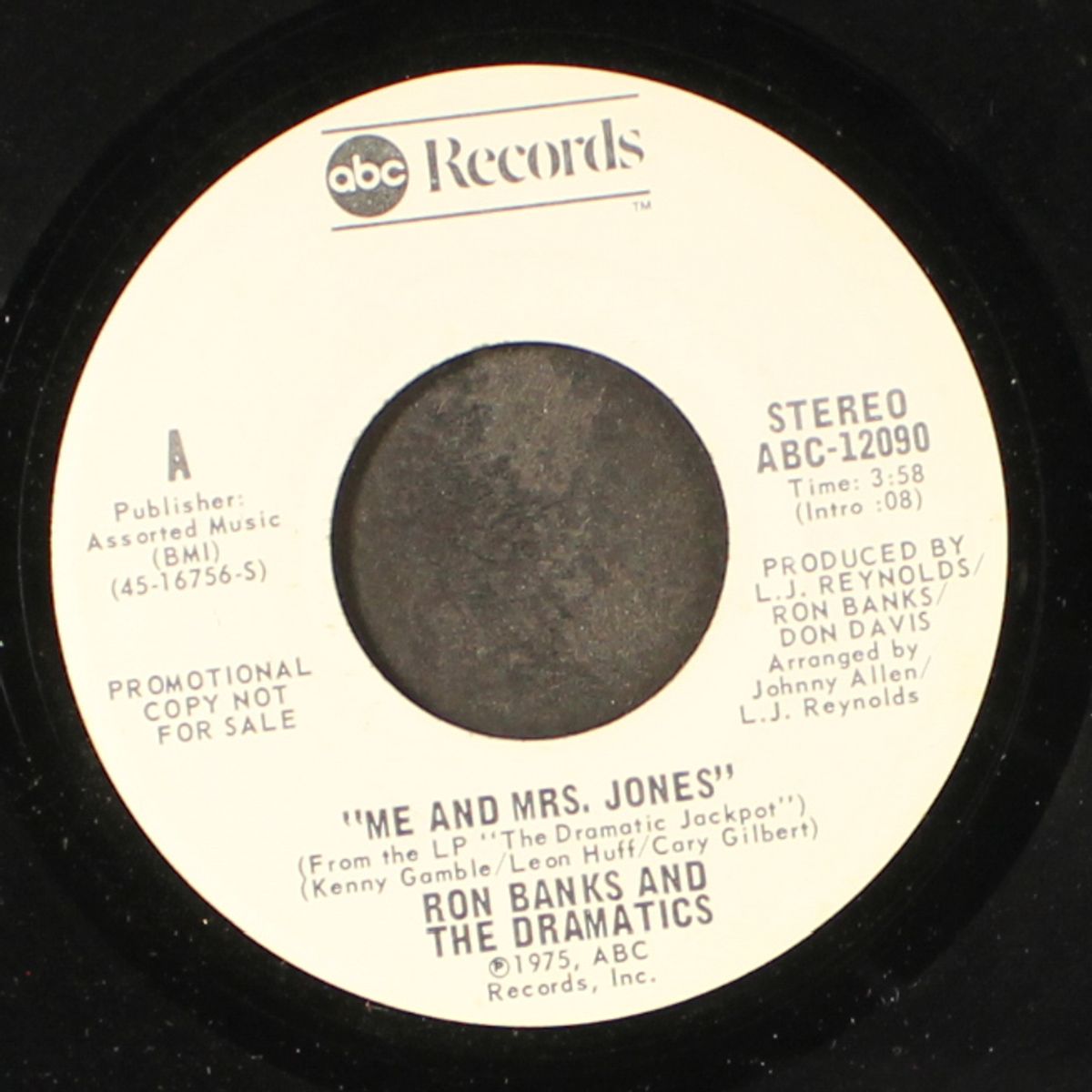 me and mrs. jones / mono by RON BANKS & DRAMATICS