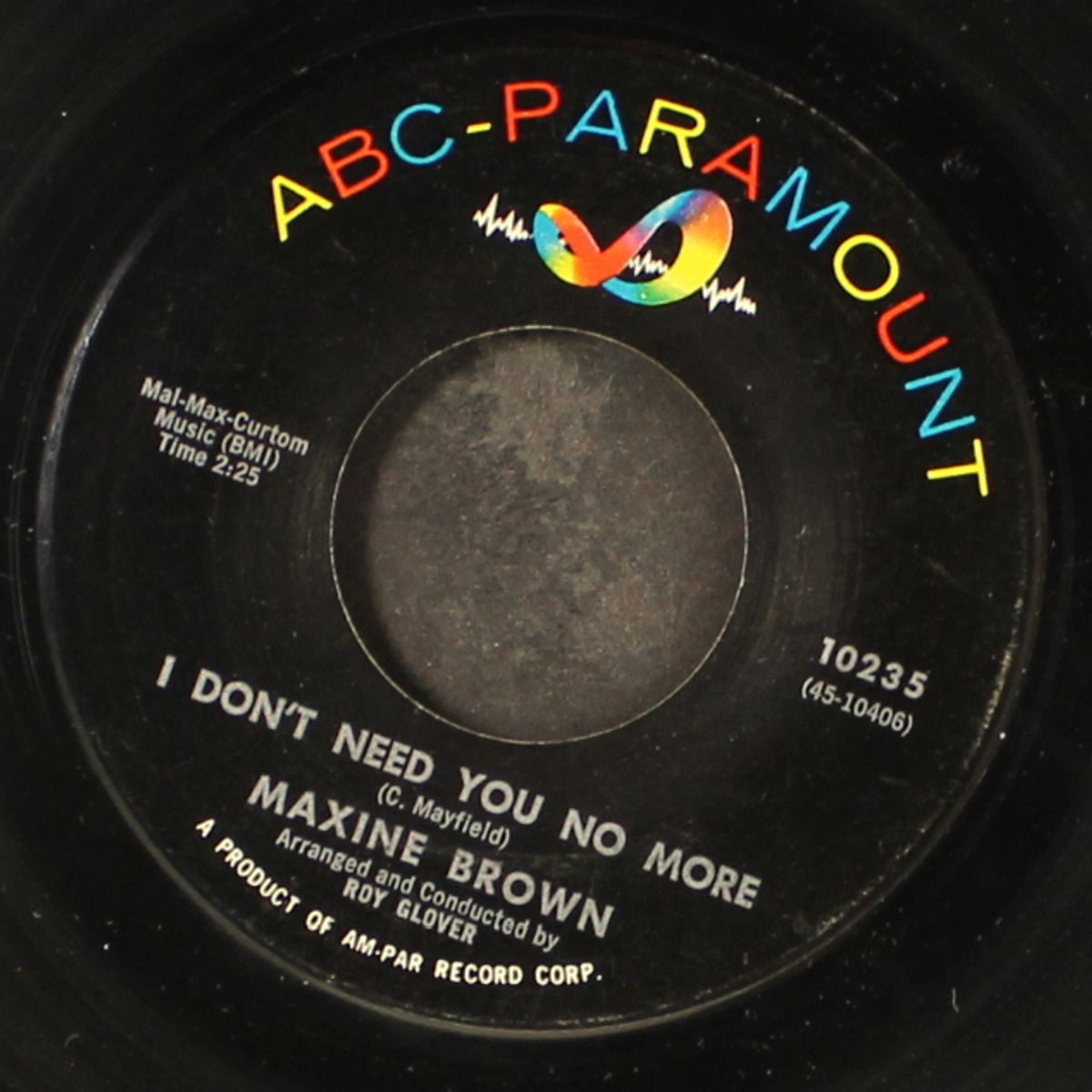 think of me / i don't need you no more by MAXINE BROWN