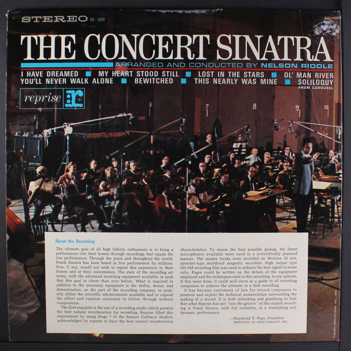 the concert sinatra by FRANK SINATRA