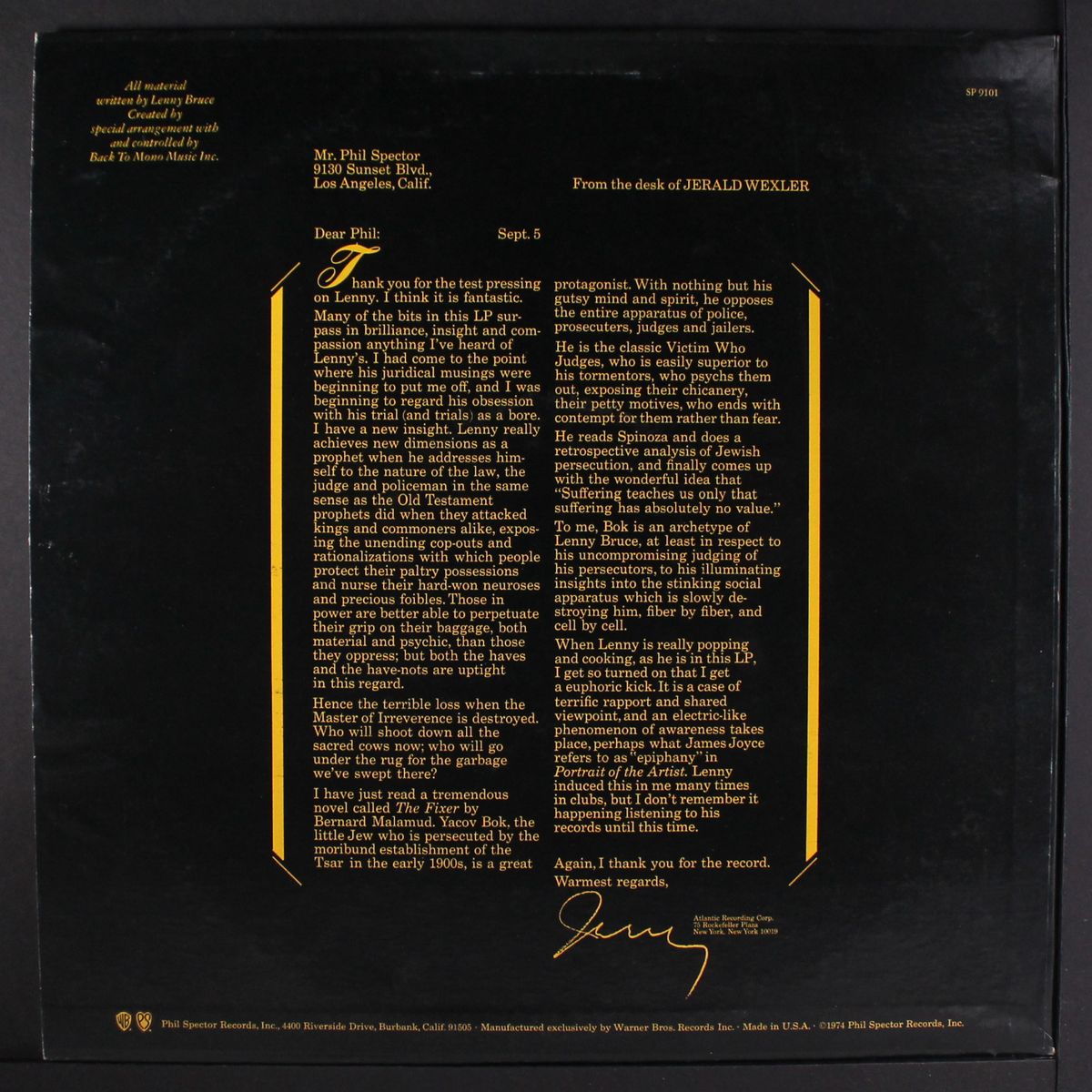 the law, language and lenny bruce by LENNY BRUCE