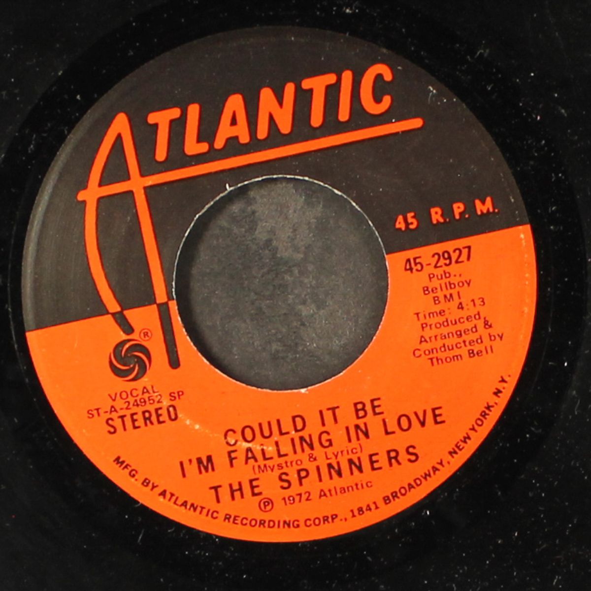 could it be i'm falling in love / just you and me baby by SPINNERS