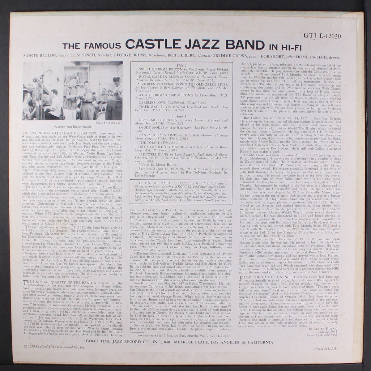 famous in hi-fi by FAMOUS CASTLE JAZZ BAND