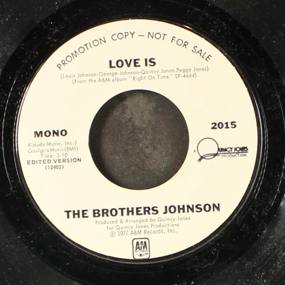 love is / mono by BROTHERS JOHNSON