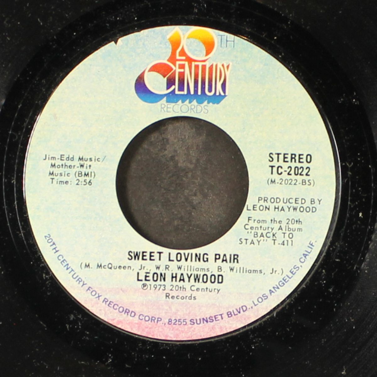 la la song / sweet loving pair by LEON HAYWOOD