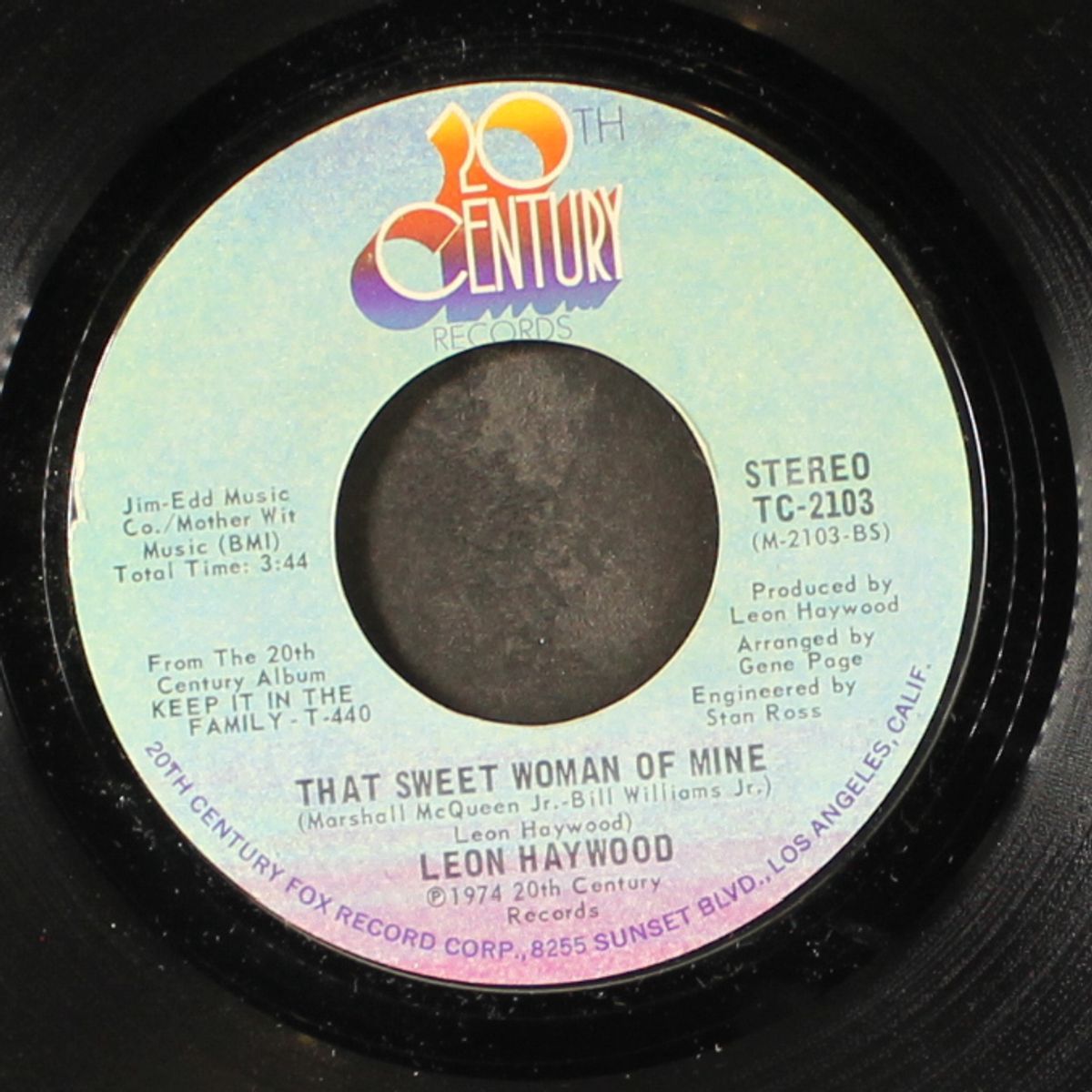 sugar lump / that sweet woman of mine by LEON HAYWOOD