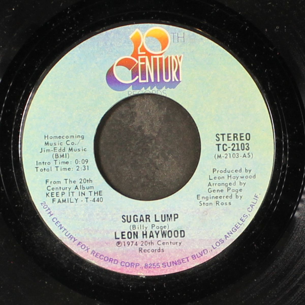 sugar lump / that sweet woman of mine by LEON HAYWOOD