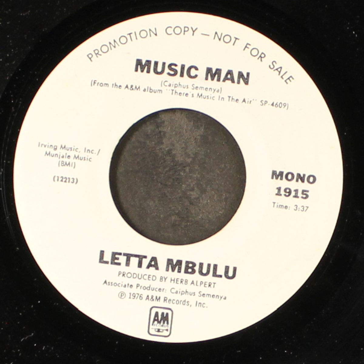 music man / mono by LETTA MBULU
