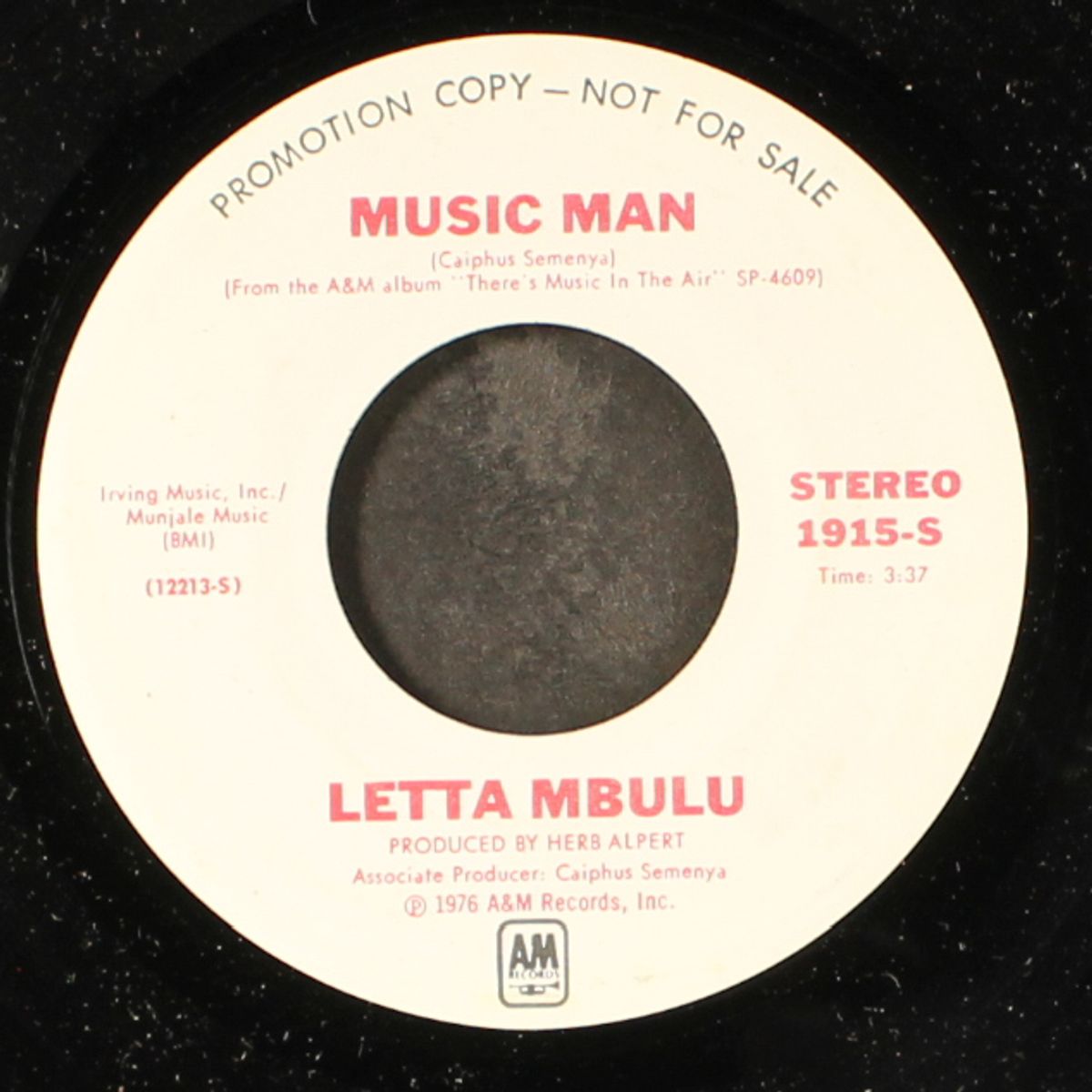 music man / mono by LETTA MBULU