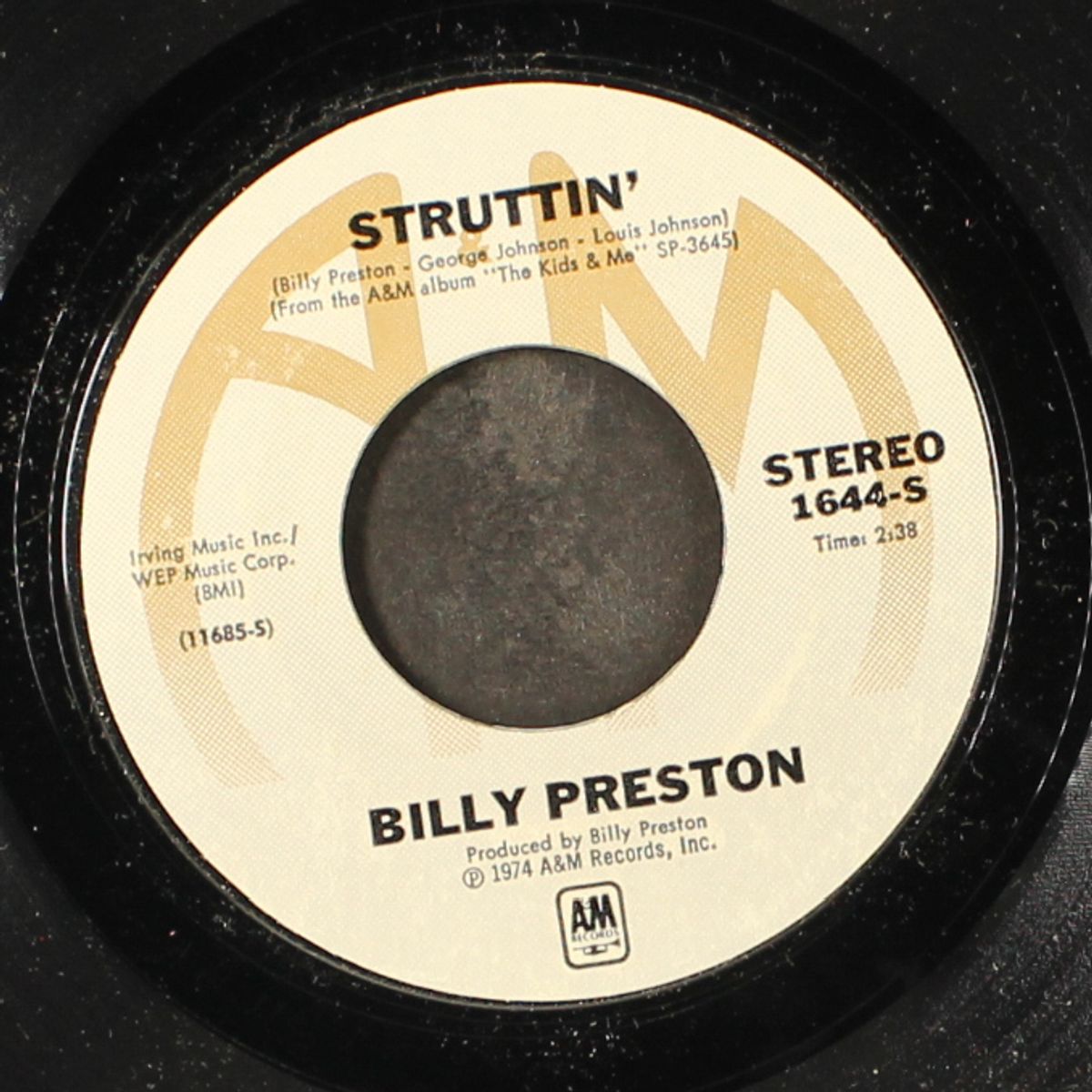 struttin' / you are so beautiful by BILLY PRESTON