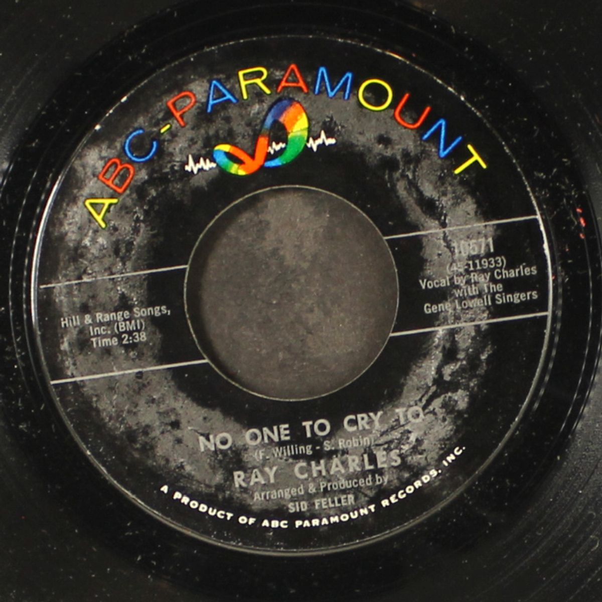 a tear fell / no one to cry to by RAY CHARLES