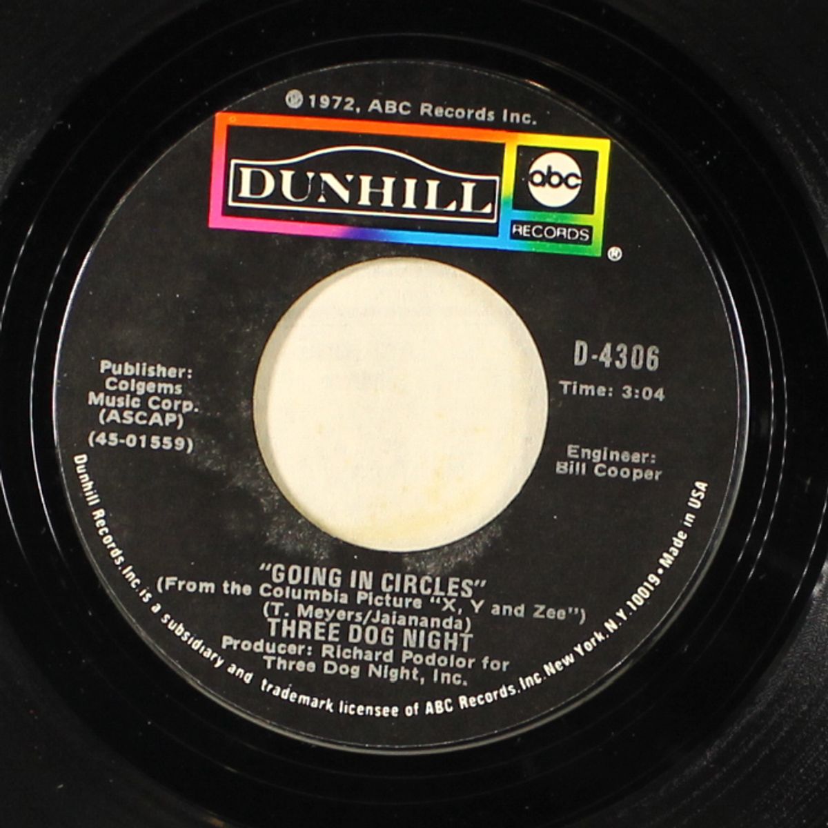 the family of man / going in circles by THREE DOG NIGHT