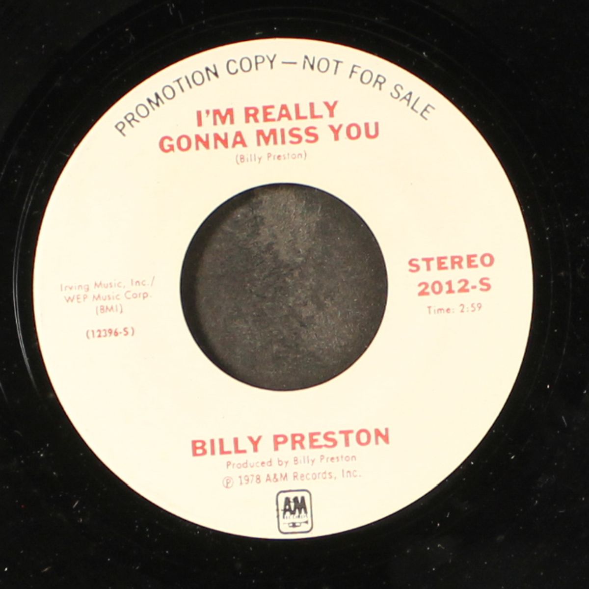 i'm really gonna miss you / mono by BILLY PRESTON