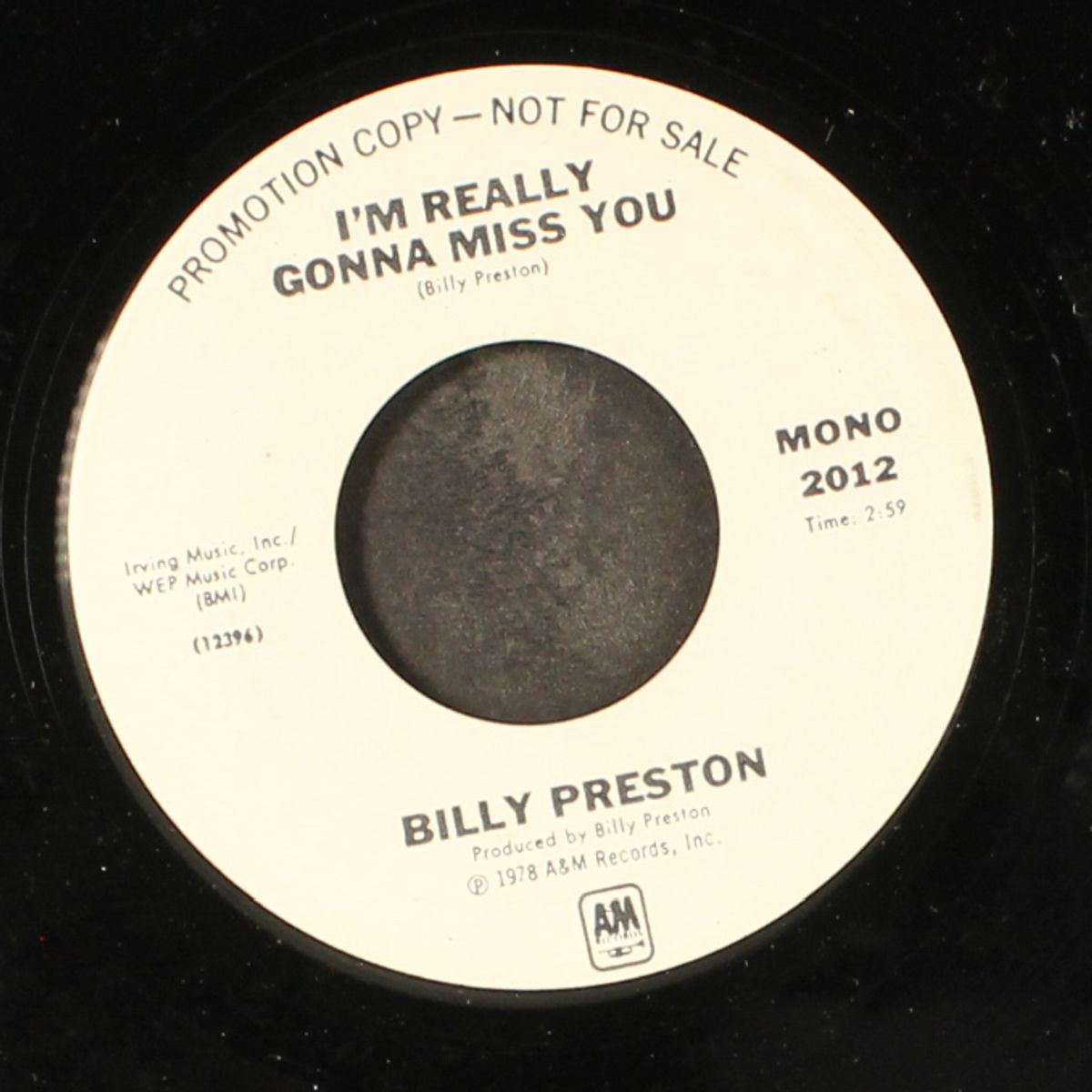 i'm really gonna miss you / mono by BILLY PRESTON
