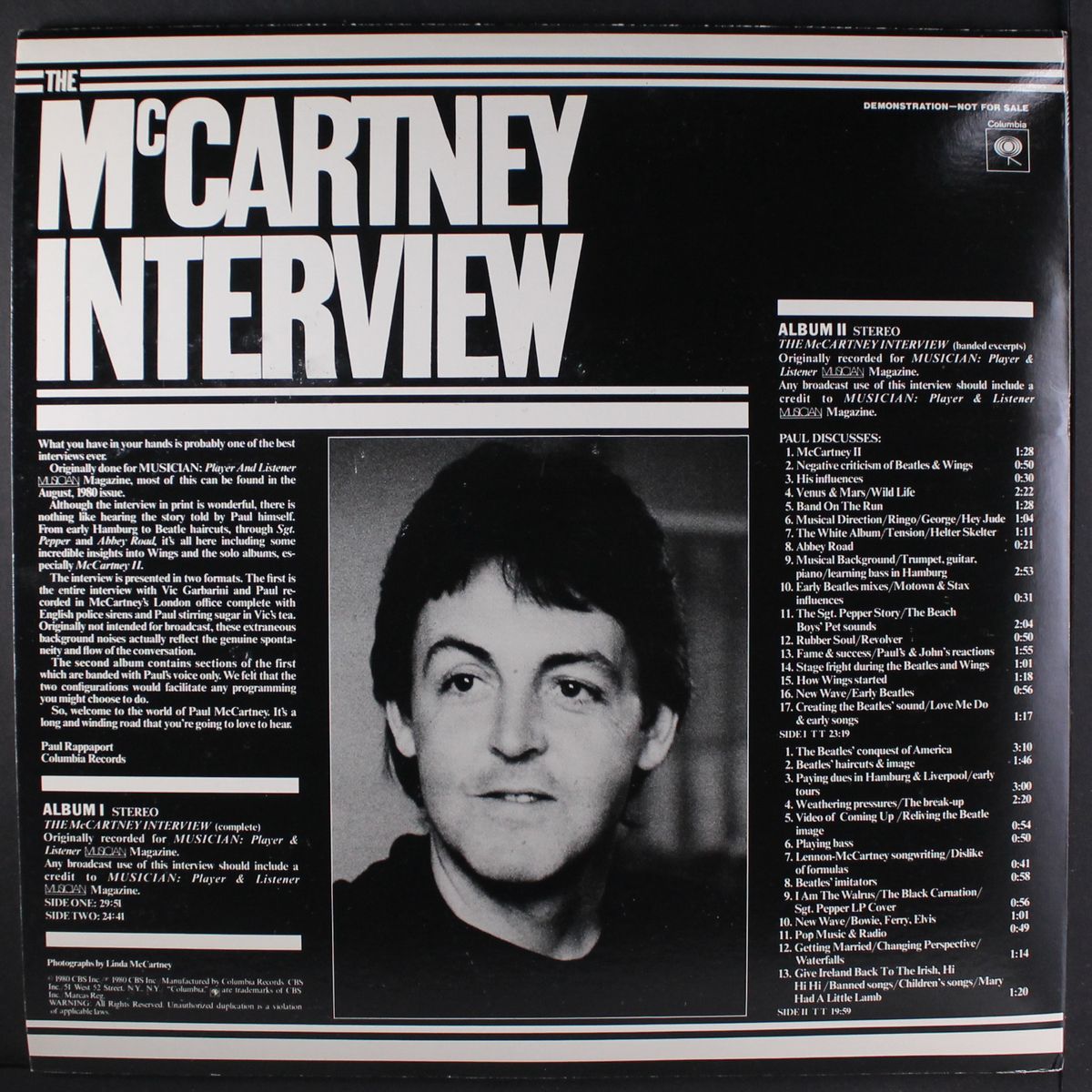 the mccartney interview by PAUL MCCARTNEY
