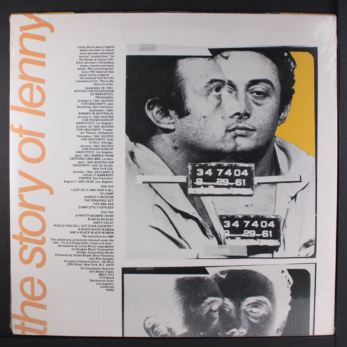 the story of lenny-what i was arrested for by LENNY BRUCE