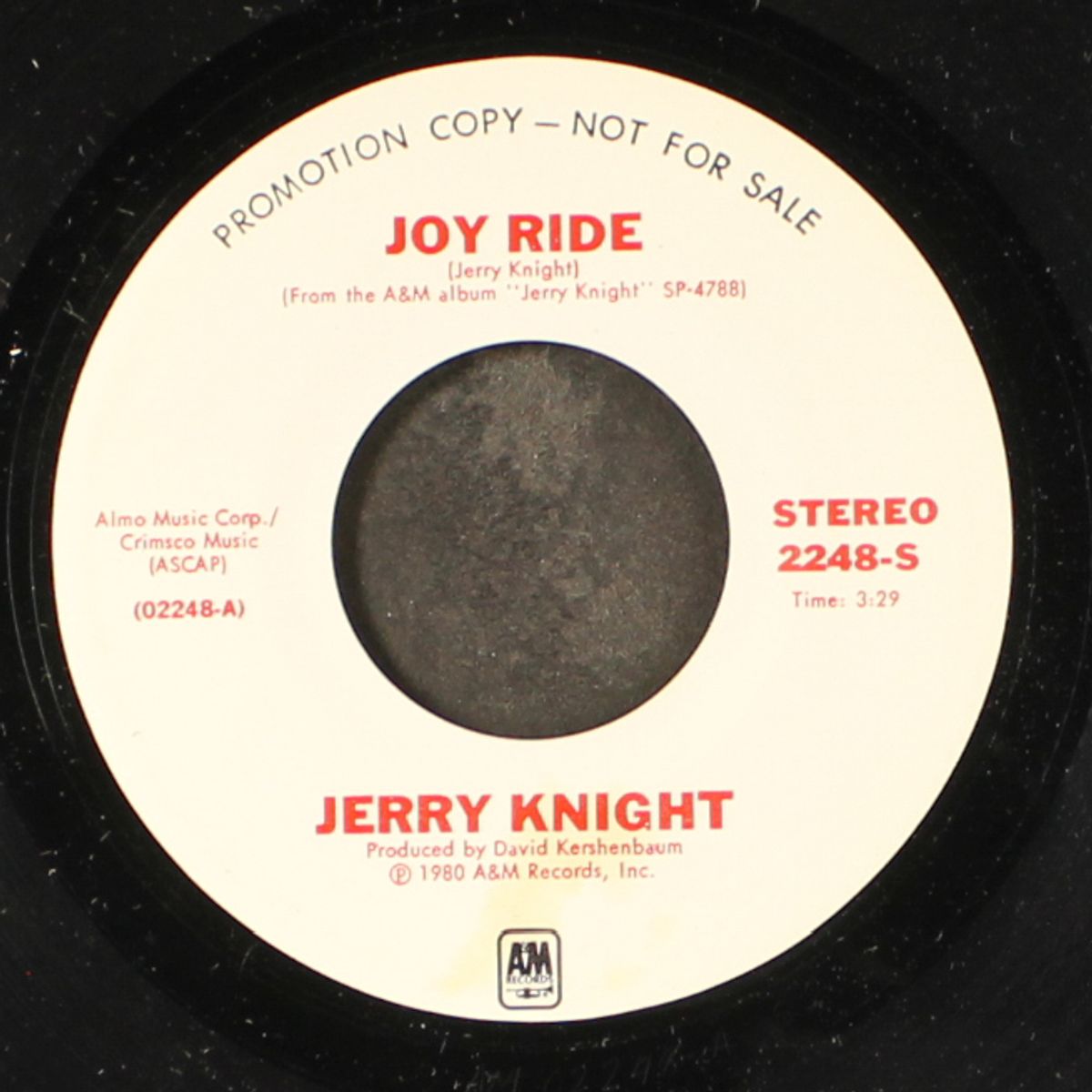 joy ride / mono by JERRY KNIGHT