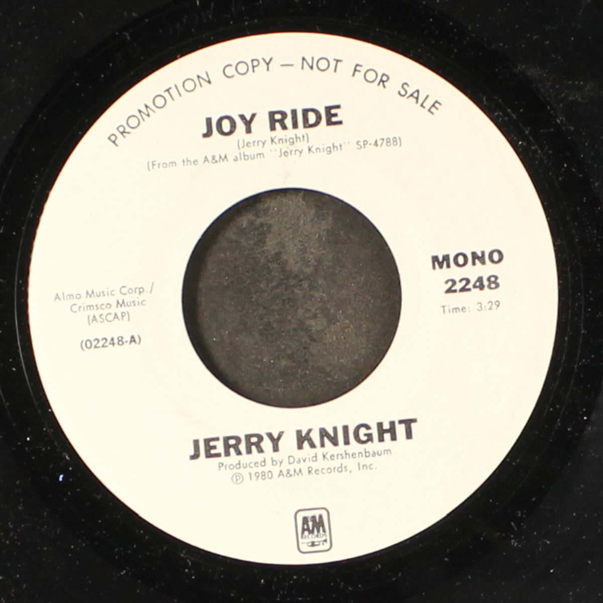 joy ride / mono by JERRY KNIGHT