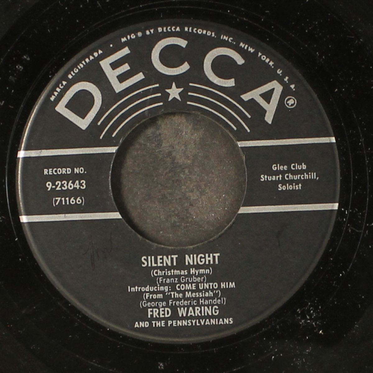 silent night / oh gathering clouds by FRED WARING
