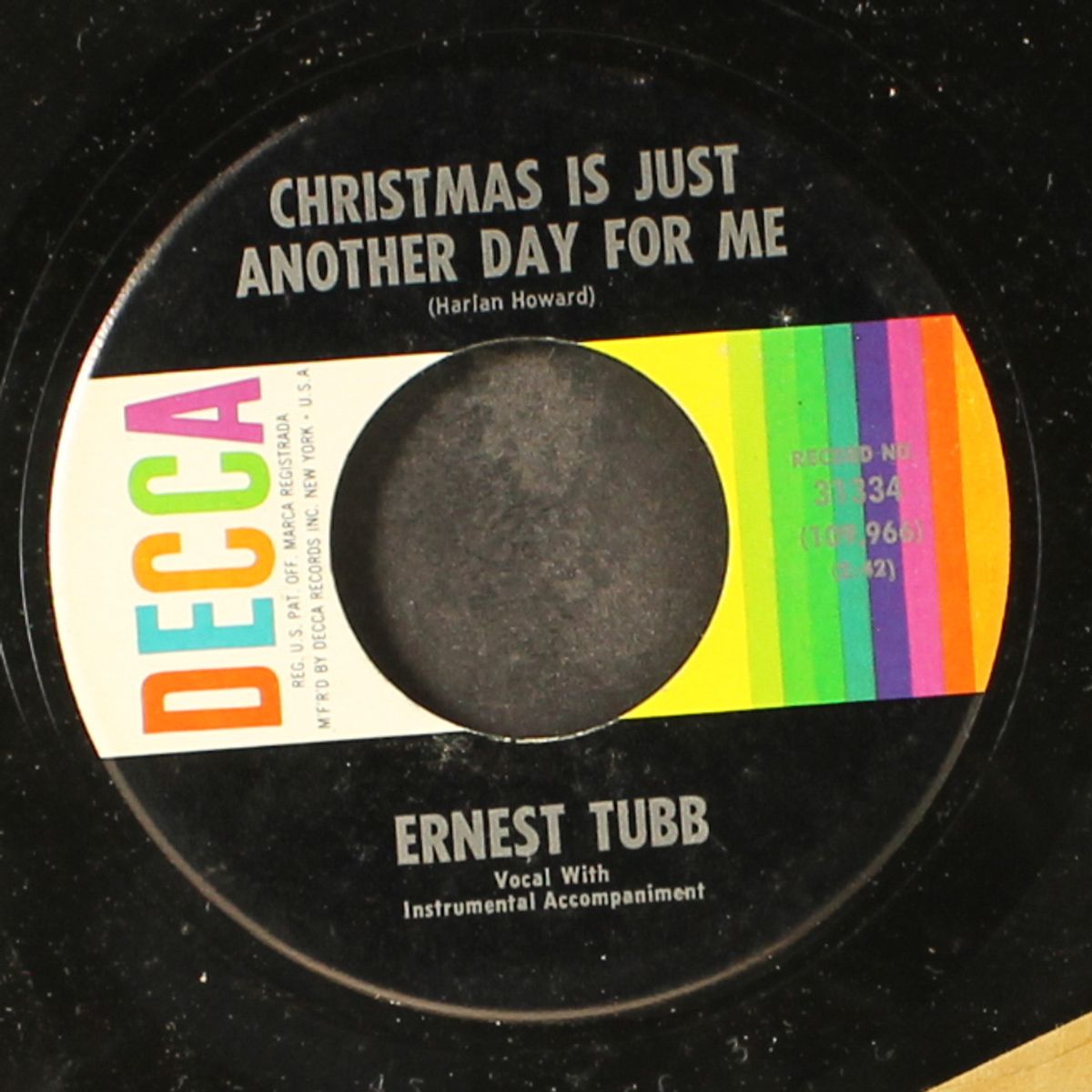 rudolph the red-nosed reindeer / christmas is just another day by ERNEST TUBB