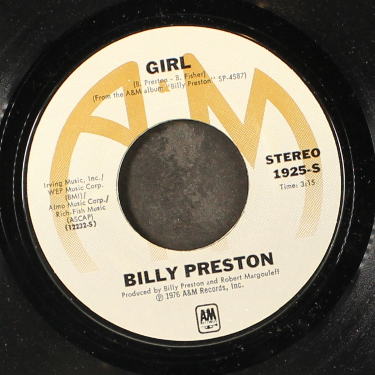 girl by BILLY PRESTON