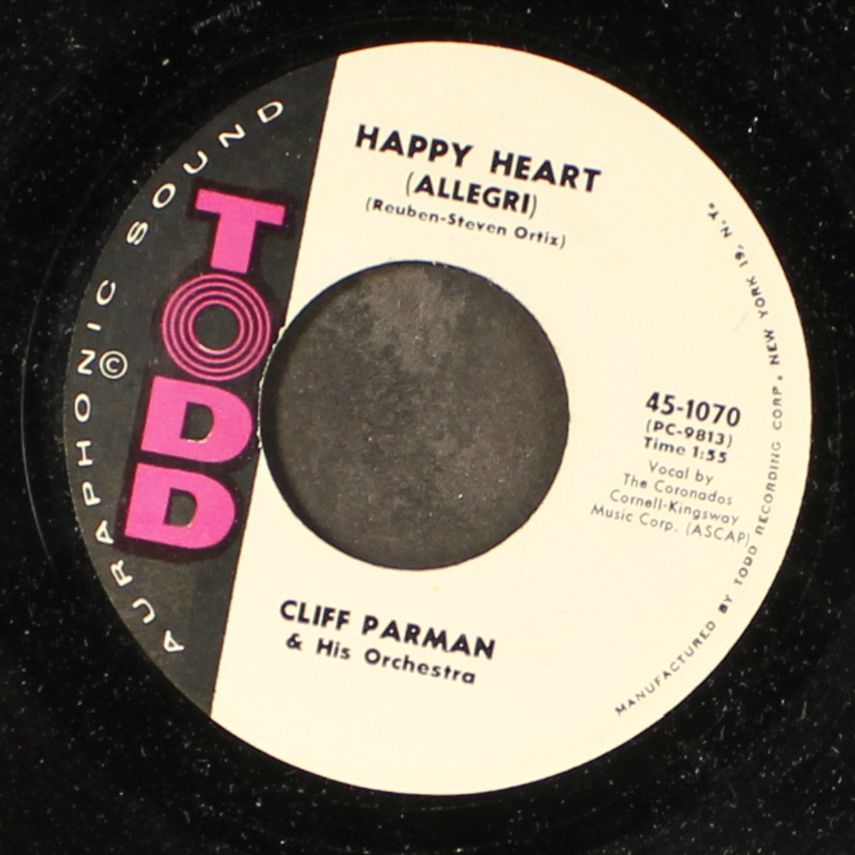 happy heart / stardust by CLIFF PARMAN