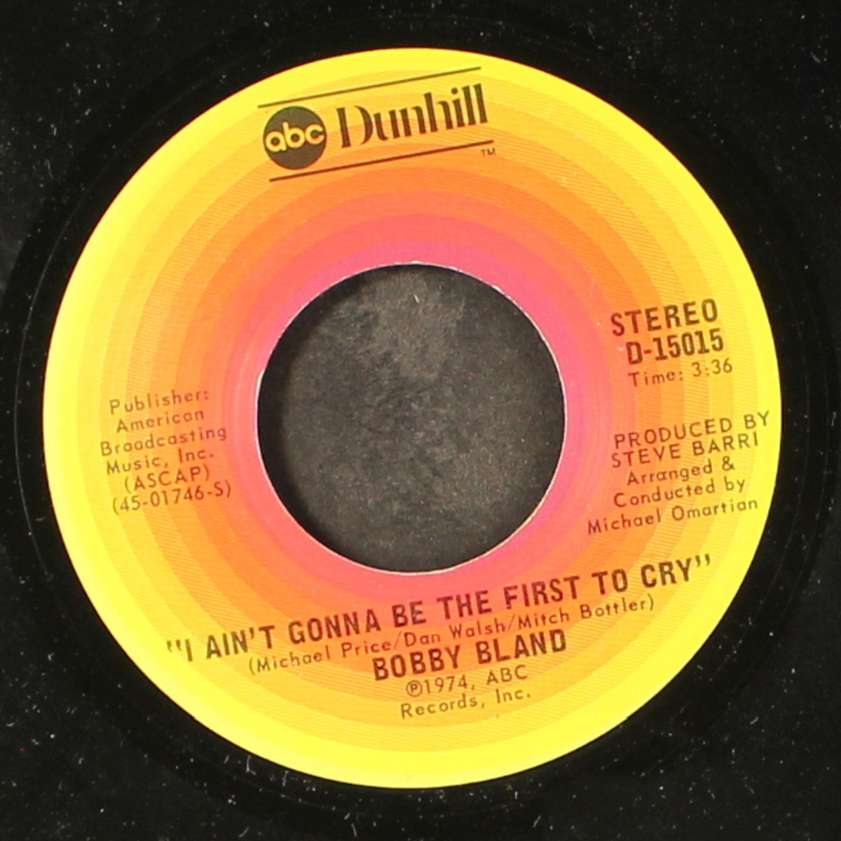 i wouldn't treat a dog / i ain't gonna be the by BOBBY BLAND