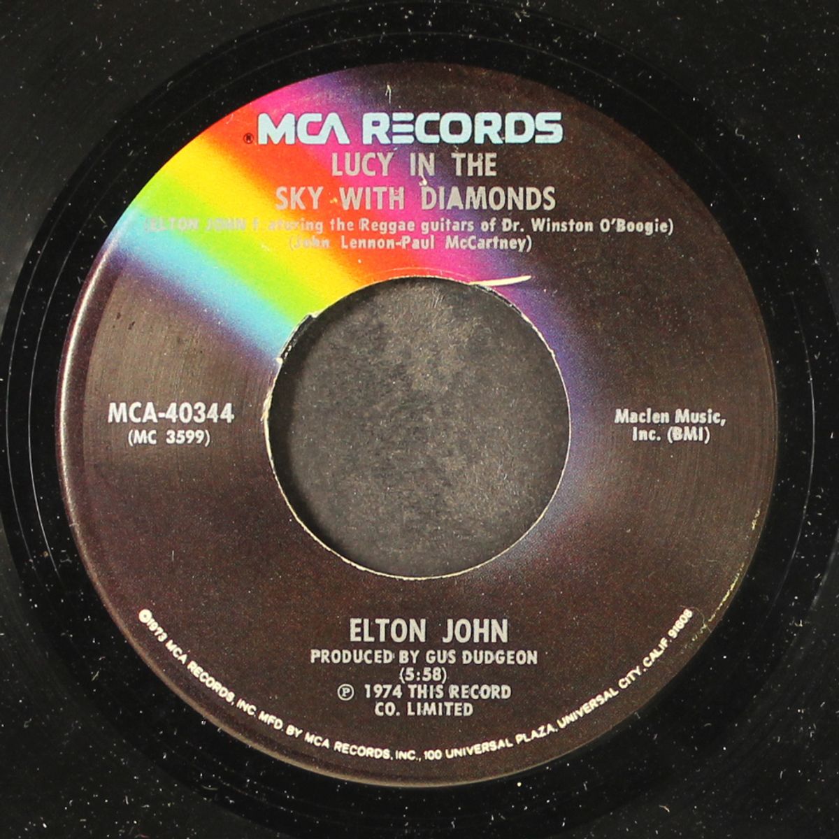 lucy in the sky with diamonds / one day at a time by ELTON JOHN
