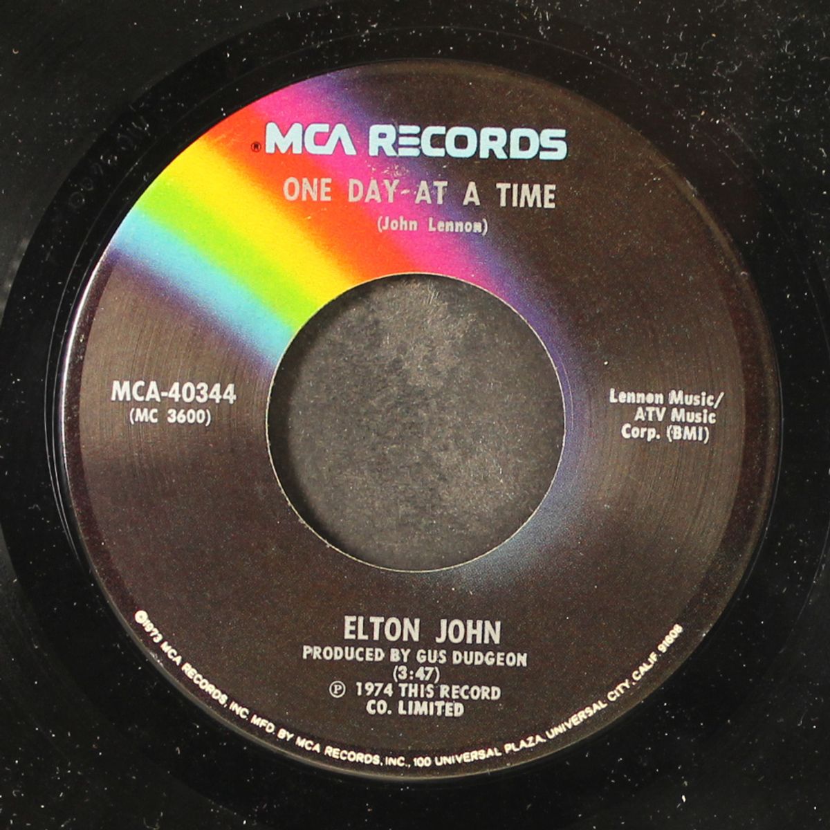 lucy in the sky with diamonds / one day at a time by ELTON JOHN