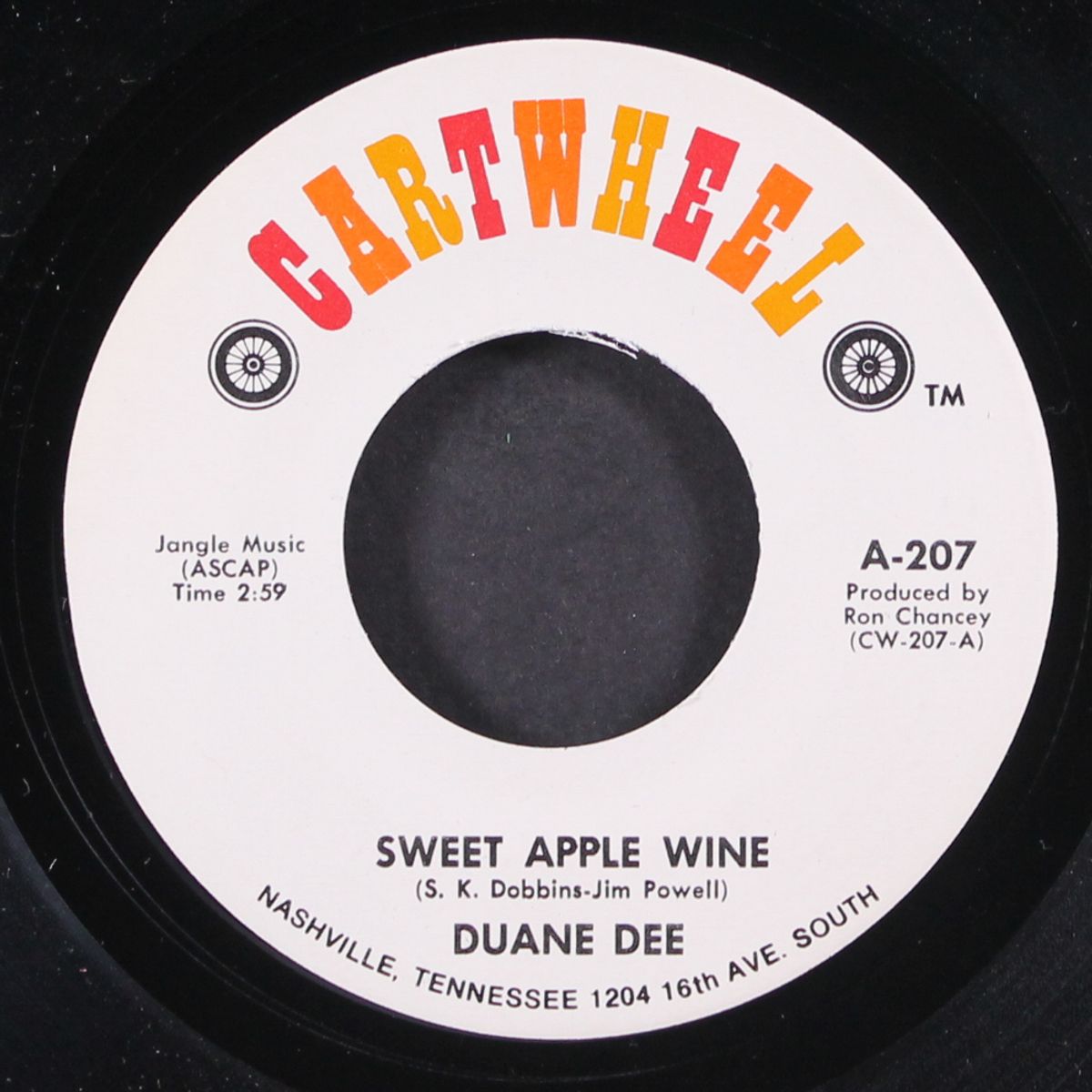 sweet apple wine / i can't get over you by DUANE DEE