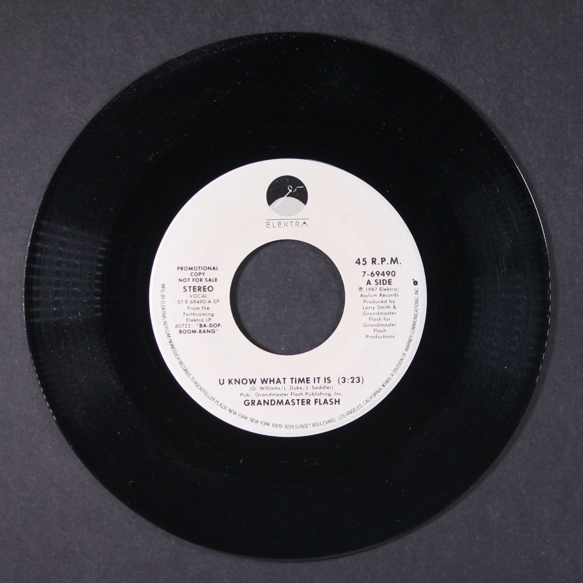 u know what time it is / same by GRANDMASTER FLASH