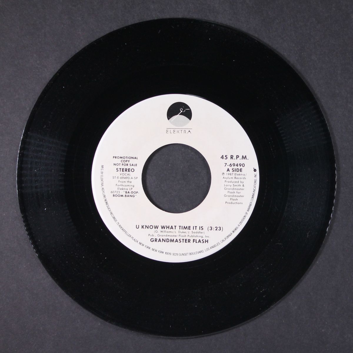 u know what time it is / same by GRANDMASTER FLASH