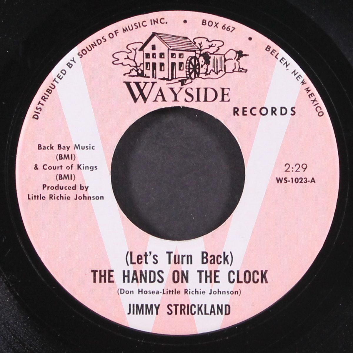 (let's turn back) the hands on the clock / same by JIMMY STRICKLAND