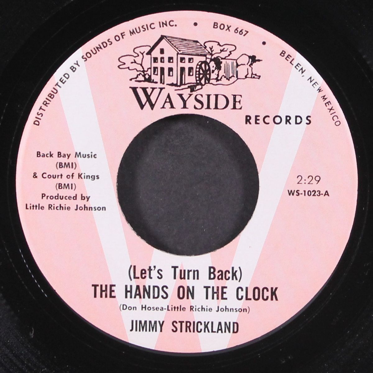 (let's turn back) the hands on the clock / same by JIMMY STRICKLAND