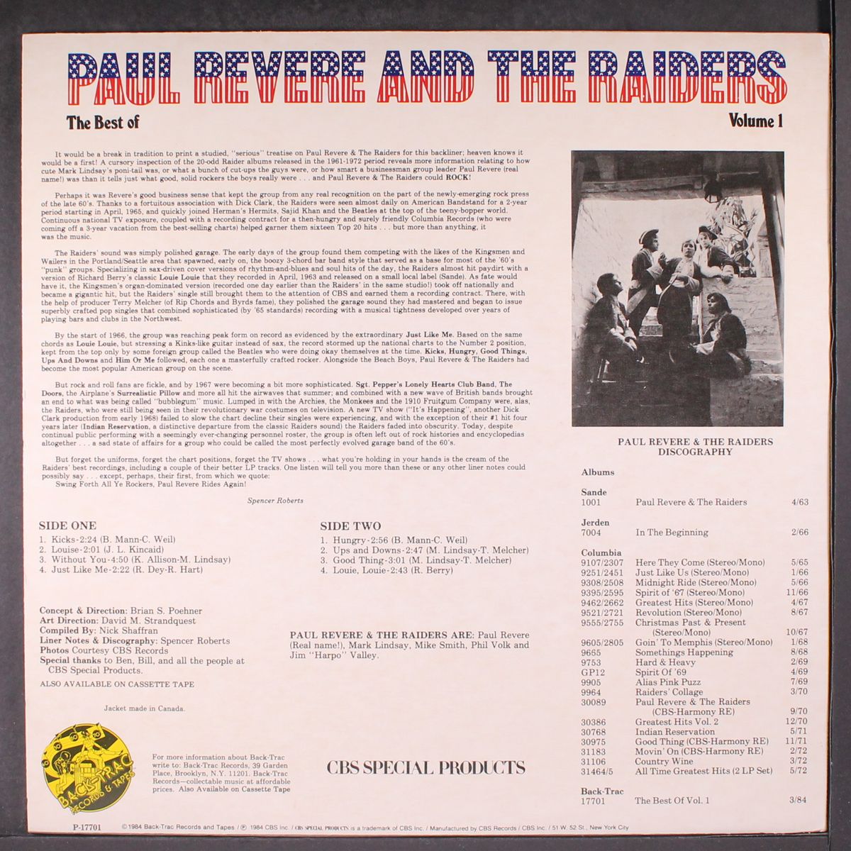 the best of paul revere & raiders by PAUL REVERE & RAIDERS