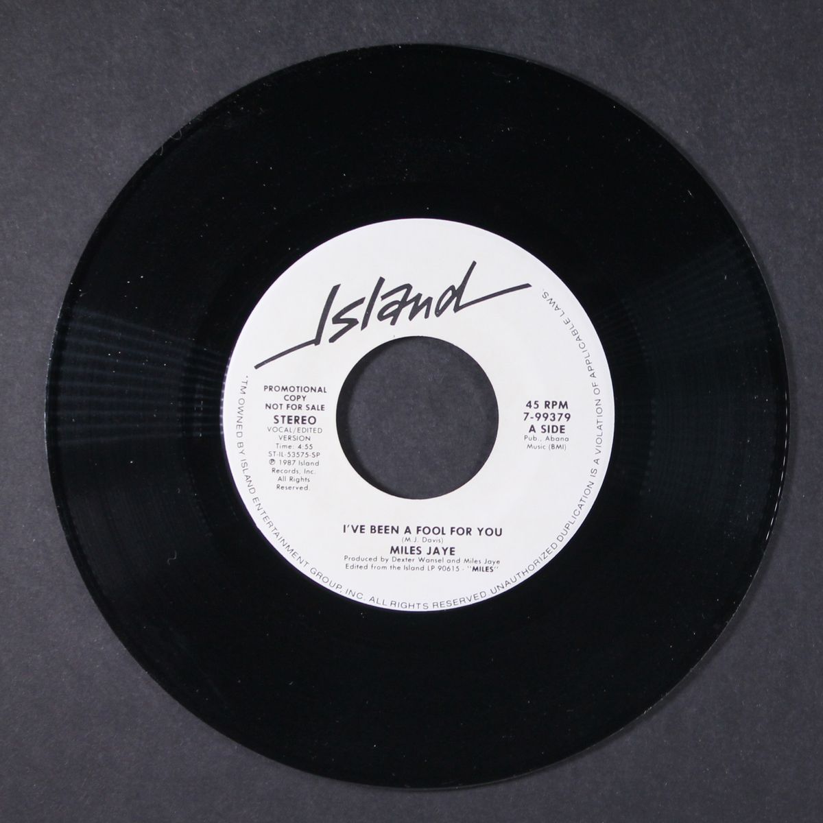 i've been a fool for you / same by MILES JAYE
