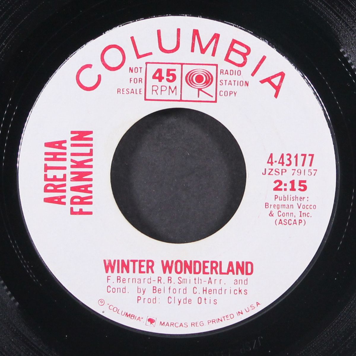 winter wonderland / the christmas song by ARETHA FRANKLIN