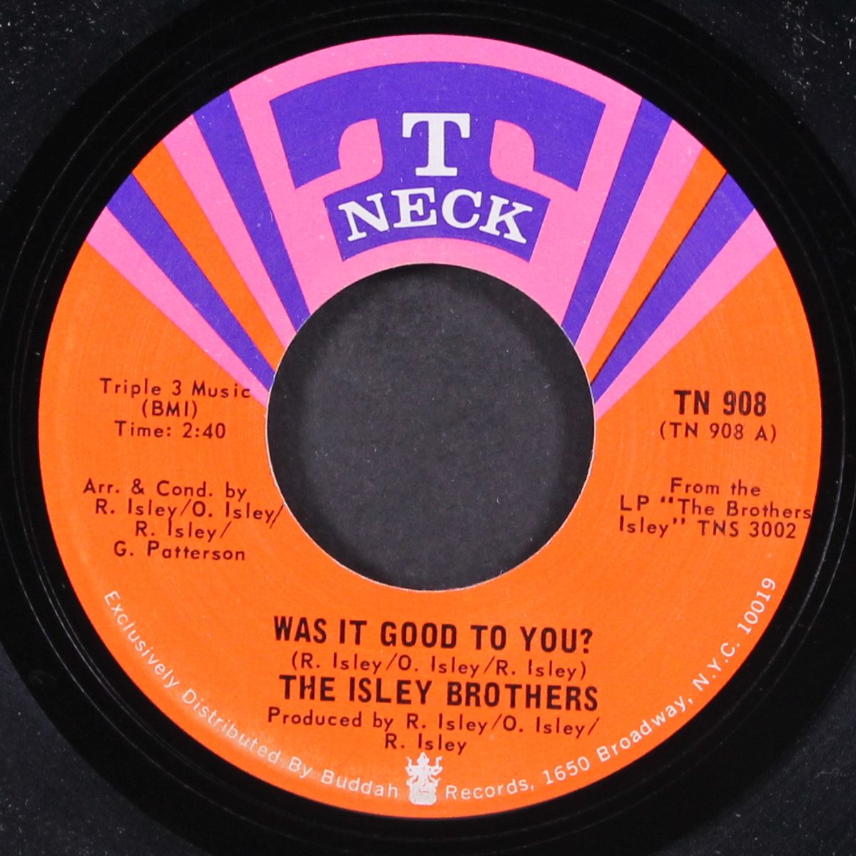 was it good to you? / i got to get myself together by ISLEY BROTHERS