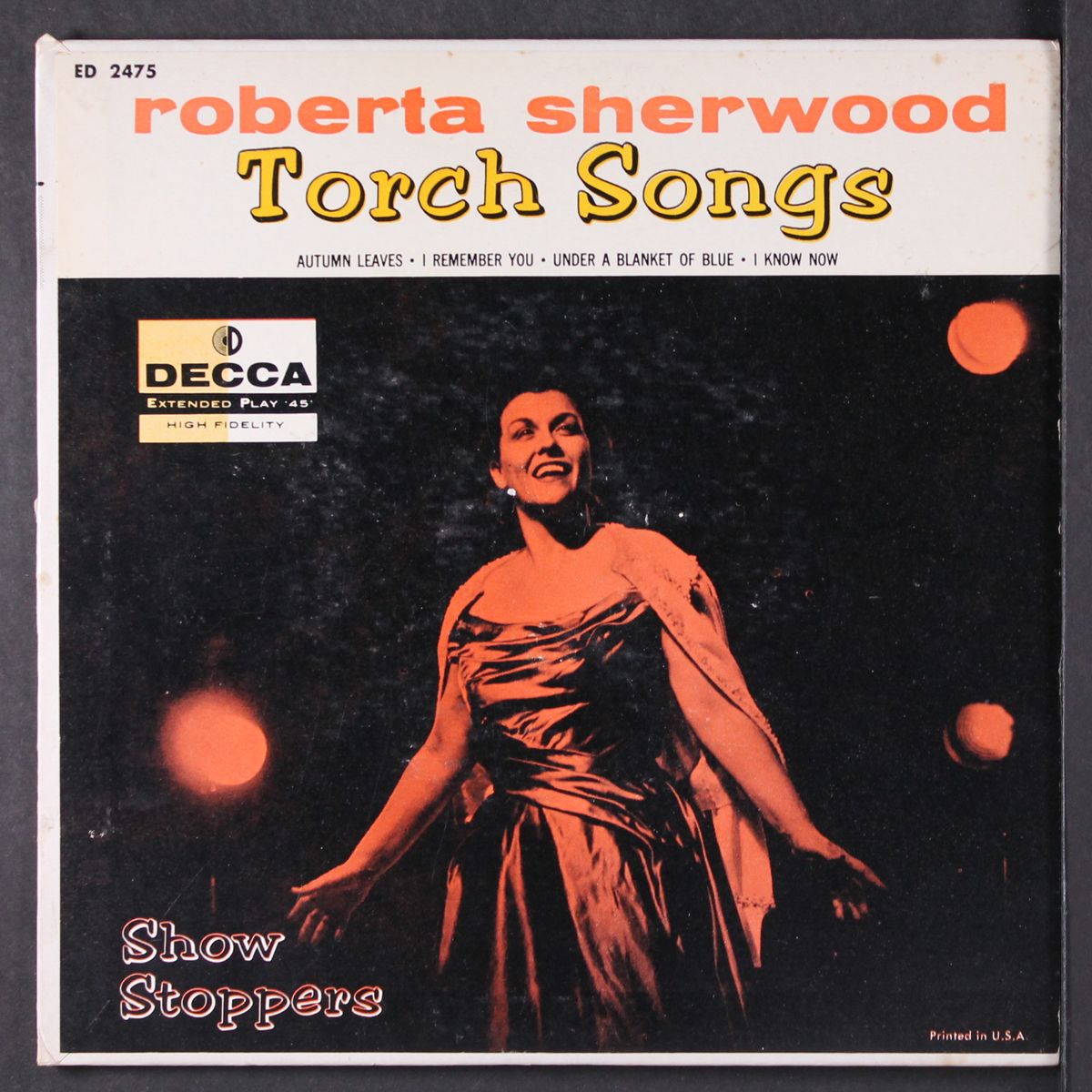 torch songs by ROBERTA SHERWOOD
