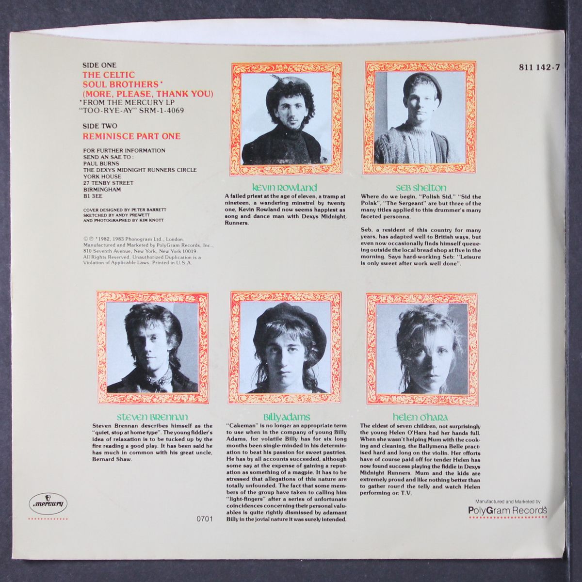 the celtic soul brothers by DEXY'S MIDNIGHT RUNNERS