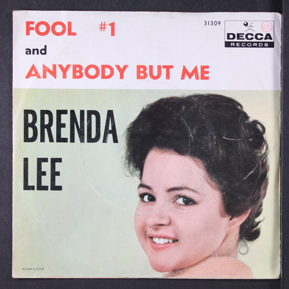 fool #1 / anybody but me by BRENDA LEE