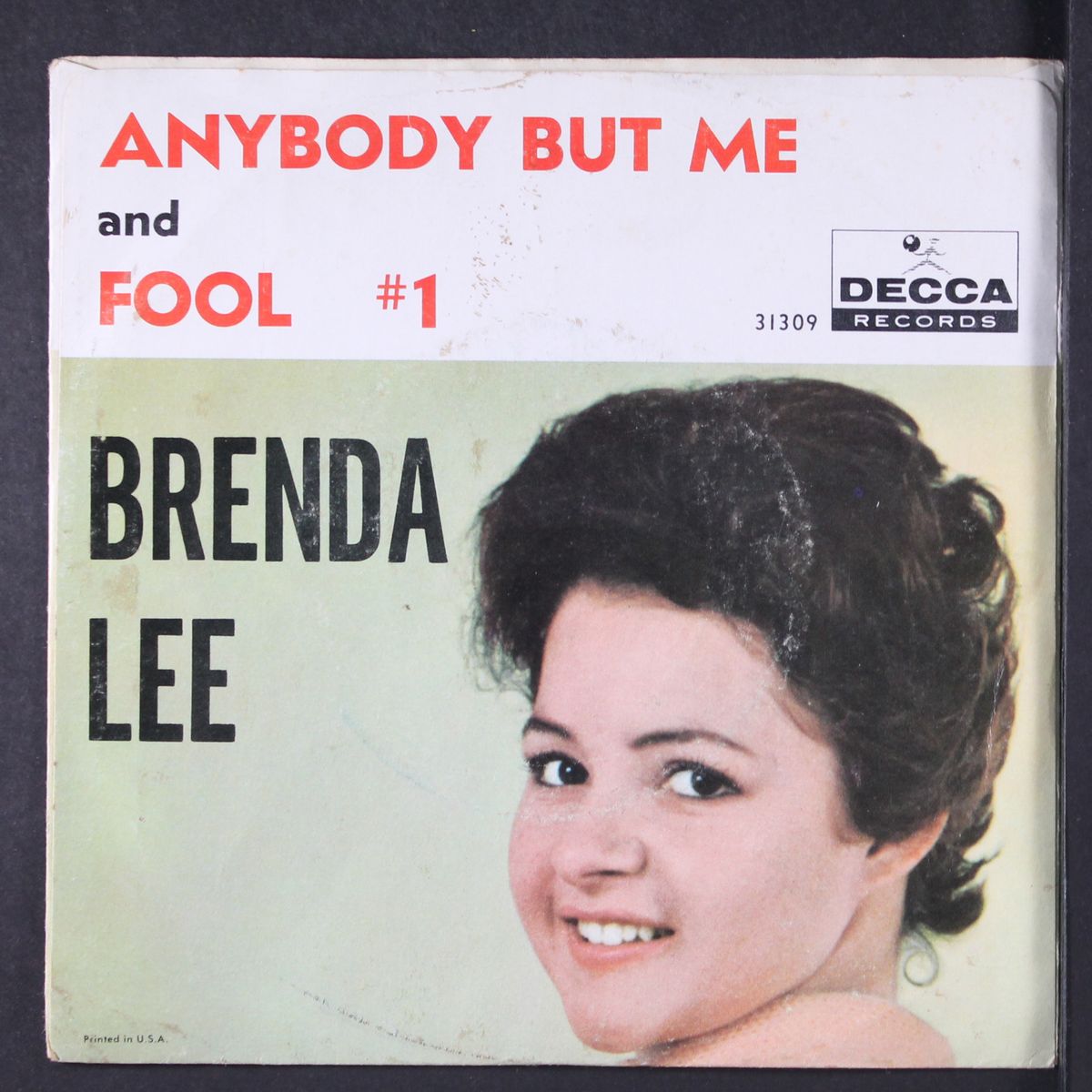 fool #1 / anybody but me by BRENDA LEE