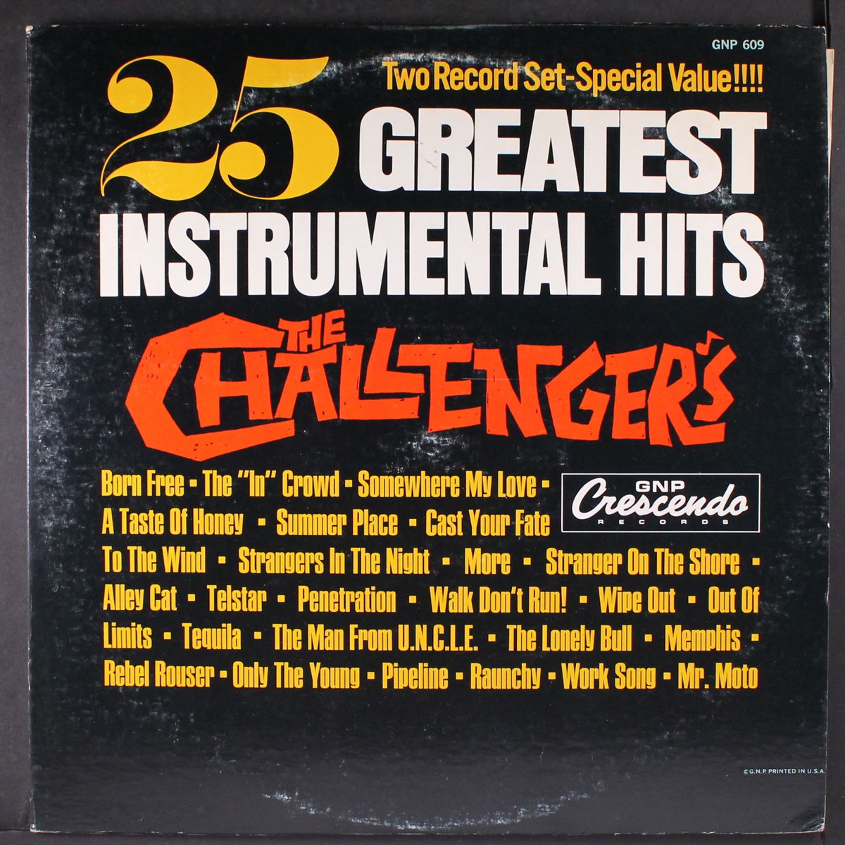 25 greatest instrumental hits by CHALLENGERS