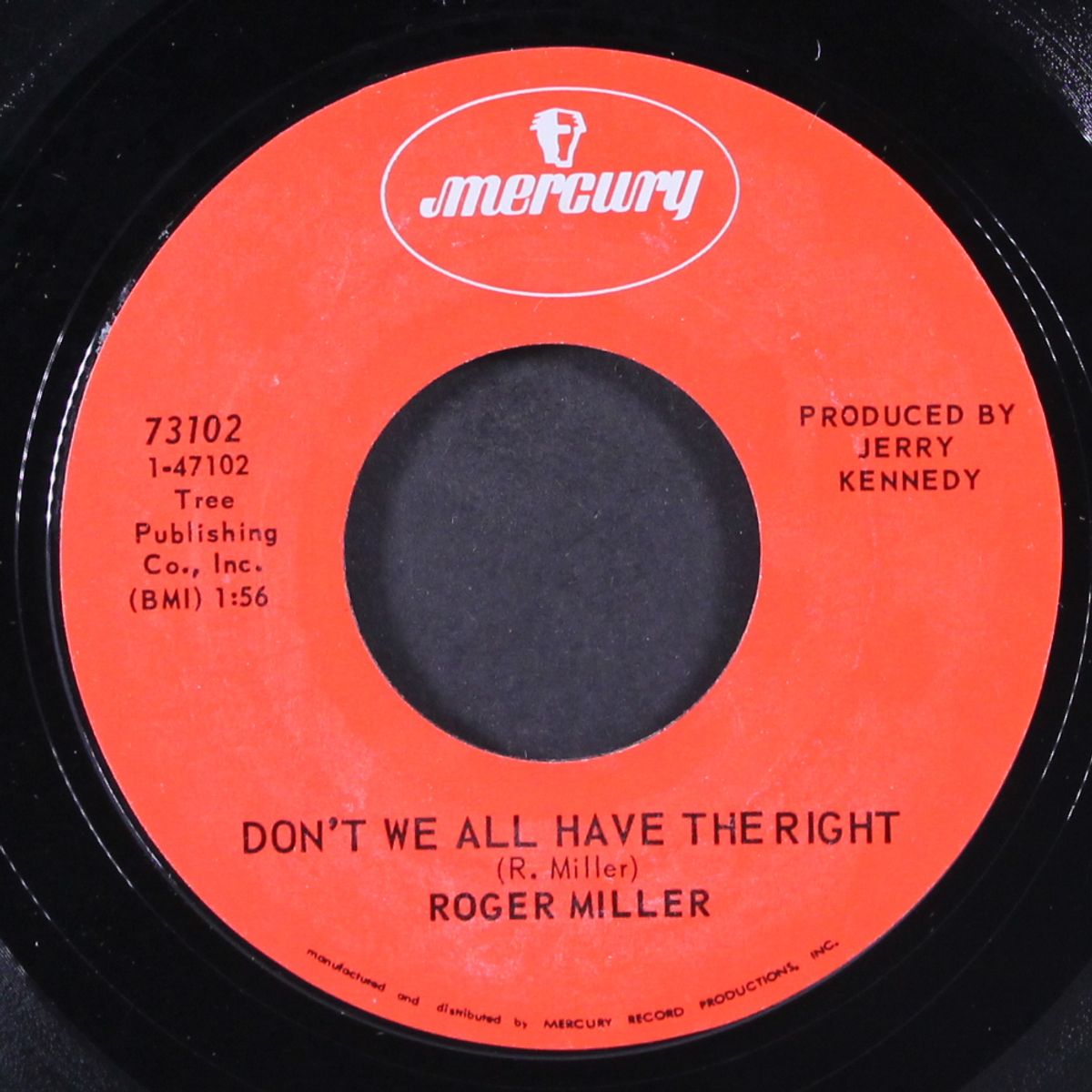 south / don't we all have the right by ROGER MILLER
