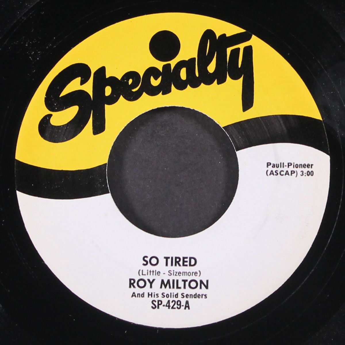 so tired / thelma lou by ROY MILTON