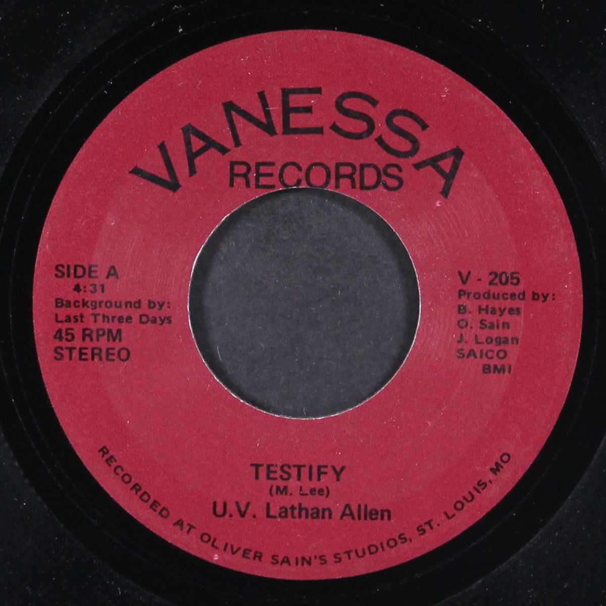 testify / bet you're in love by U.V. LATHAN ALLEN