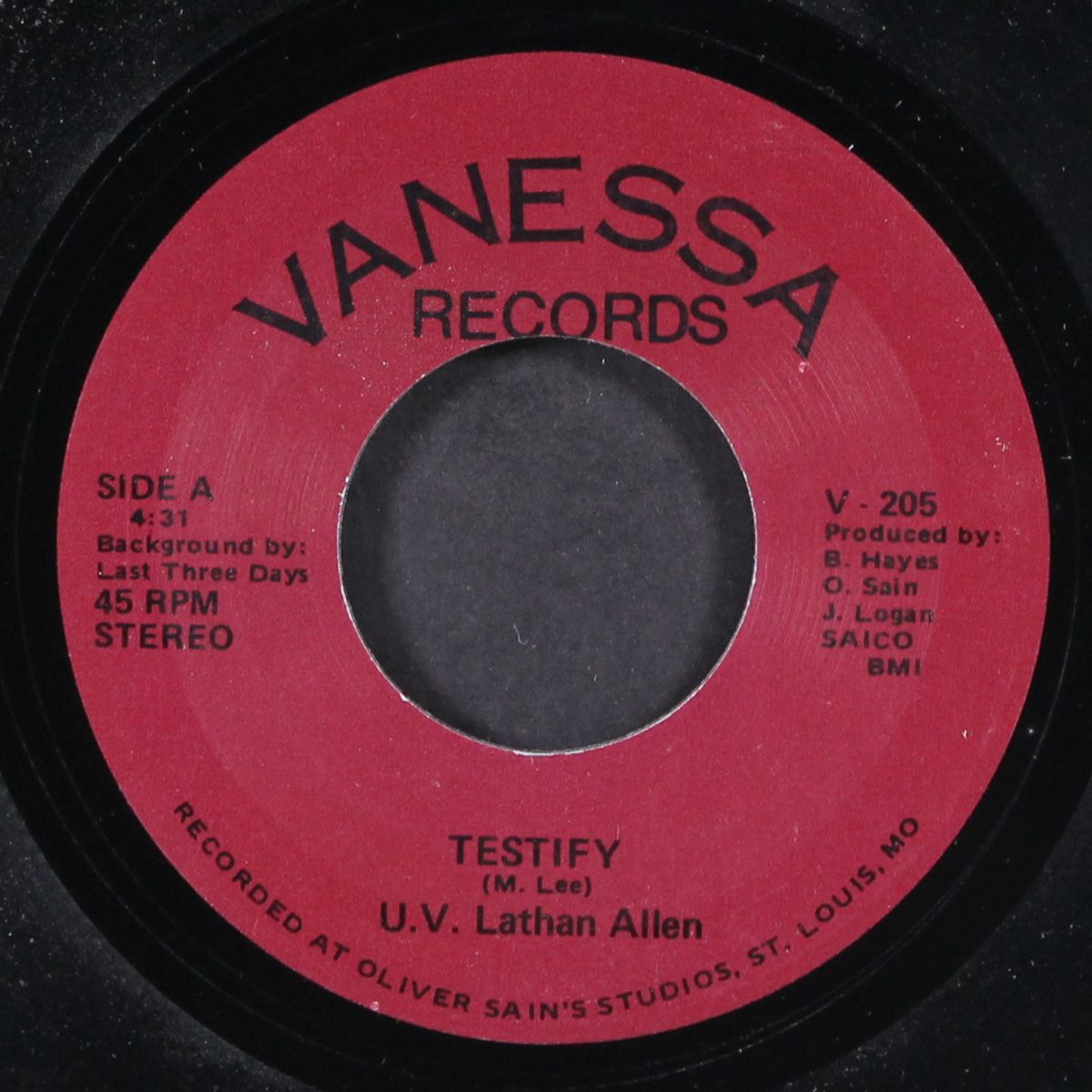 testify / bet you're in love by U.V. LATHAN ALLEN