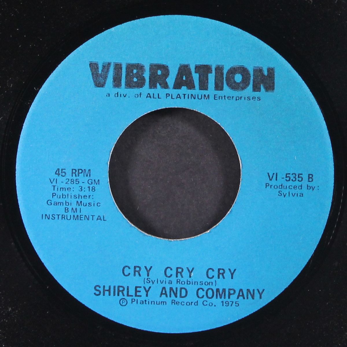 cry cry cry / instro by SHIRLEY & COMPANY